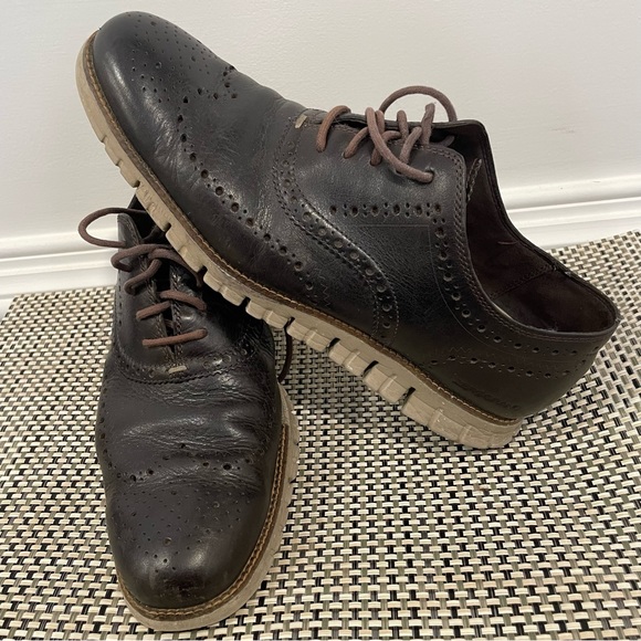 COLE HAAN ZEROGRAND
WINGTIP C25273 (JAVA
LEATHER-COBBLESTONE) Size 11.5 - Picture 11 of 14
